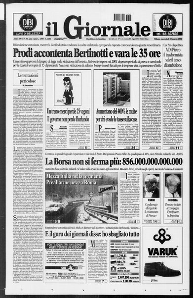 Il giornale : quotidiano del mattino